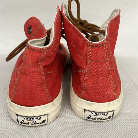 Rare hard to find Converse Jack purcell xinfeisu X.F.S Red hi top sneaker brown - Picture 8 of 10